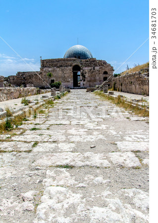 The Umayyad Palace, in the Amman Citadel, Jordan. The Umayyad Palace, in the Amman Citadel, Jordan. 34681703