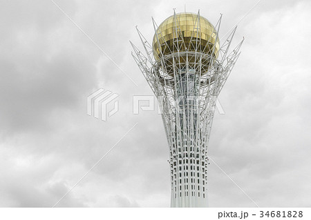 Bayterek tower is the main symbol of Kazakhstan Bayterek tower is the main symbol of Kazakhstan 34681828