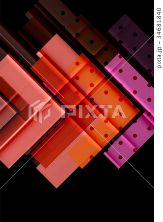Color arrows on black background Color arrows on black background 34681840