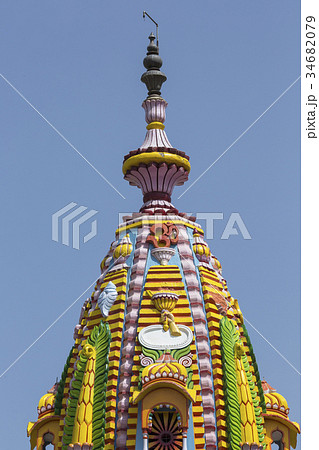 Sculpture symbols of Indian Temple 34682079