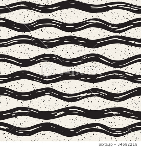Decorative seamless pattern with doodle lines Decorative seamless pattern with doodle lines 34682218