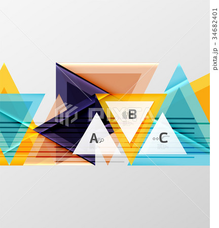 Triangles and geometric shapes abstract background Triangles and geometric shapes abstract background 34682401