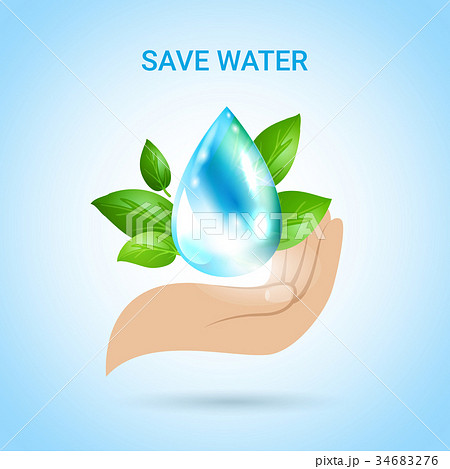Save Water Background 34683276