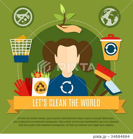 Cleaning Equipment Icons Composition 34684664