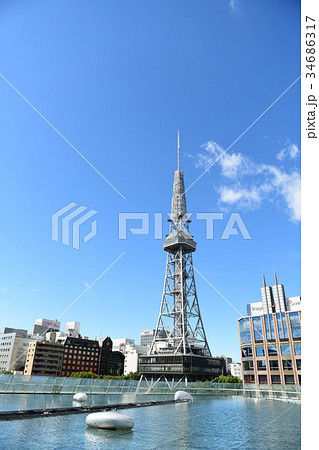 名古屋都市風景・秋の栄地区 34686317