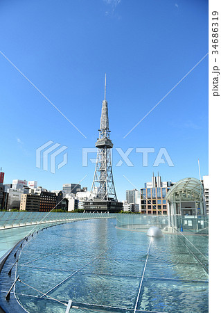 名古屋都市風景・秋の栄地区 34686319