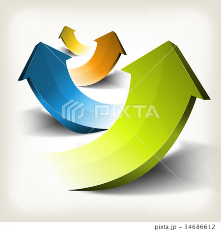 Business Success Arrows Business Success Arrows 34686612