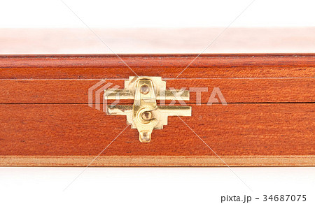 vintage wooden chest 34687075