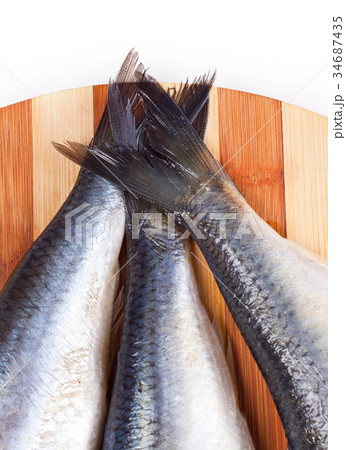 close up of Fish tails 34687435