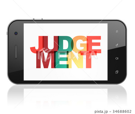 Law concept: Smartphone with Judgement on  display 34688602