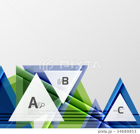 Color triangles background design Color triangles background design 34689853