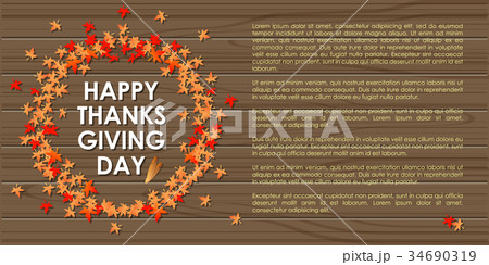 Abstract of Happy Thanksgiving Day. Abstract of Happy Thanksgiving Day. 34690319