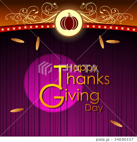 Abstract of Happy Thanksgiving Day. Abstract of Happy Thanksgiving Day. 34690337