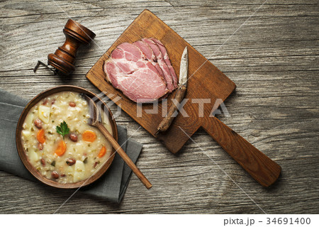 Barley soup Barley soup 34691400