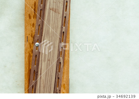 installation of siding on the facade of the house 34692139