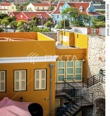 Willemstad town in Curacao Willemstad town in Curacao 34692466