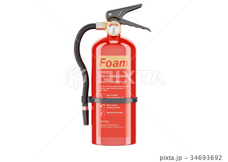 Fire extinguisher, 3D rendering 34693692