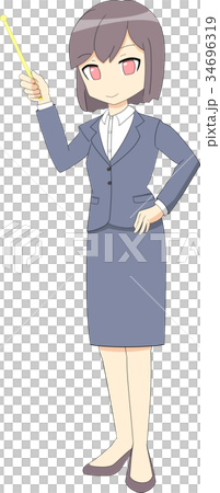 女性 スーツ 指し棒 全身 女性 スーツ 指し棒 全身 34696319