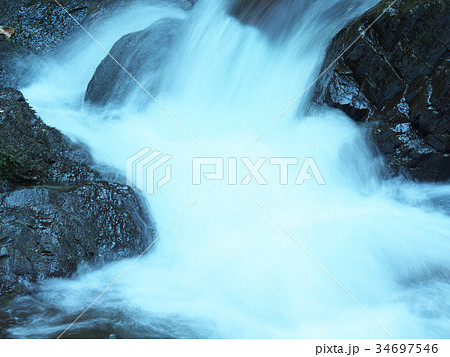 三輪川(愛知県新城市)阿寺の七滝-下流 三輪川(愛知県新城市)阿寺の七滝-下流 34697546