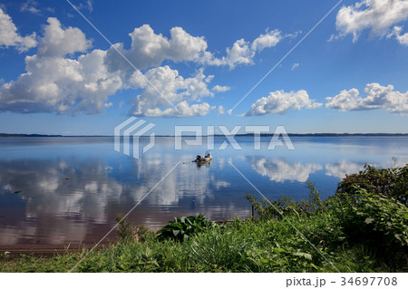 漁師 - 小川原湖 漁師 - 小川原湖 34697708