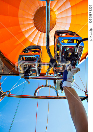 Ballooning with a hot air balloon in Germany 34697834