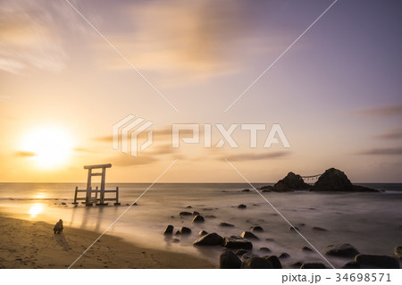 二見ヶ浦の夕景 二見ヶ浦の夕景 34698571