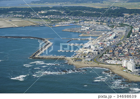 空撮　茨城県　大洗港　 34698639