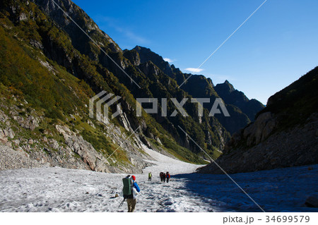 剣沢雪渓 34699579