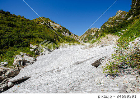剣沢雪渓 34699591