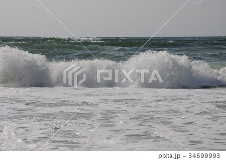 宮海海水浴場の荒波 宮海海水浴場の荒波 34699993