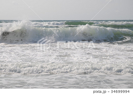 宮海海水浴場の荒波 宮海海水浴場の荒波 34699994