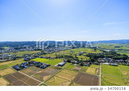 木更津市　馬来田　真里付近を空撮 34700158