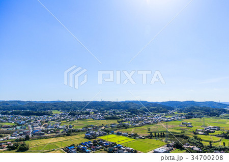 木更津市　馬来田　真里付近を空撮 34700208