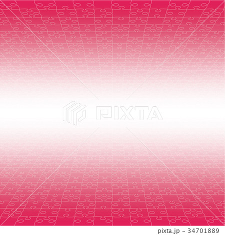 Perspective Pink Puzzles Pieces - Vector Jigsaw Perspective Pink Puzzles Pieces - Vector Jigsaw 34701889