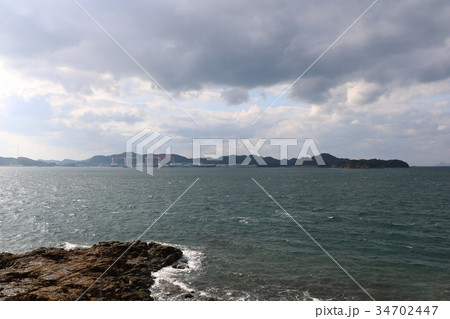 長崎の海 雲多め 34702447
