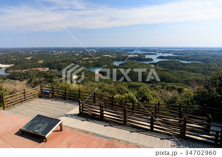 横山展望台 -日本有数のリアス海岸「英虞湾」の絶景ポイント- 34702960