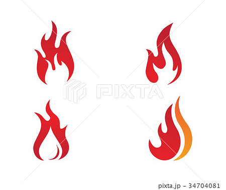 Fire flame Logo Template vector Fire flame Logo Template vector 34704081