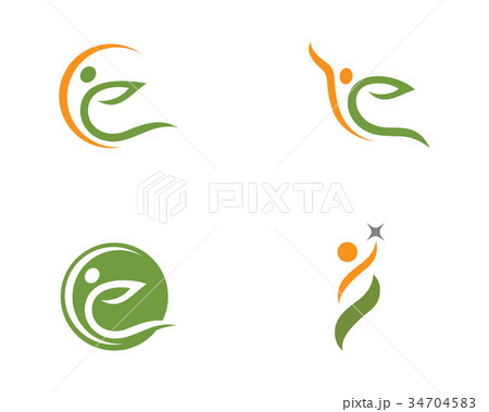 Human character logo sign 34704583