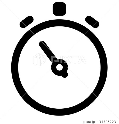 stopwatch icon on white background 34705223