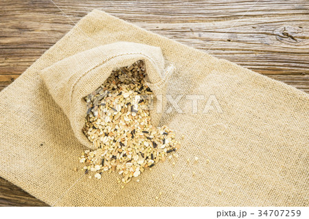 玄米 黒米 玄米ご飯 34707259