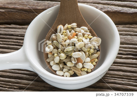 玄米 黒米 玄米ご飯 34707339