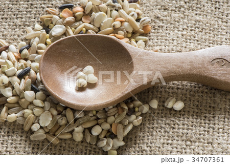 玄米 黒米 玄米ご飯 34707361