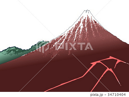 北斎の黒富士 北斎の黒富士 34710404