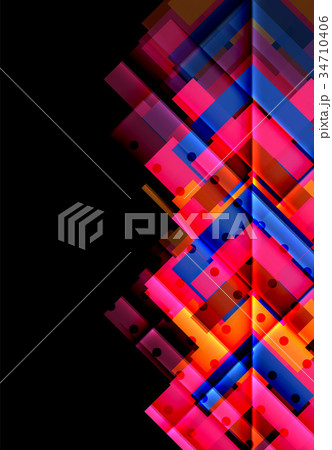 Color arrows on black background Color arrows on black background 34710406