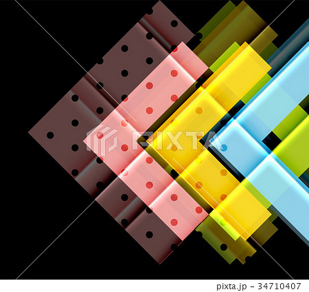 Color arrows on black background Color arrows on black background 34710407