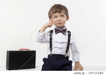 幼児 ブリーフケース 蝶ネクタイ 34711386