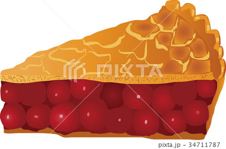 チェリーパイのイラスト素材
