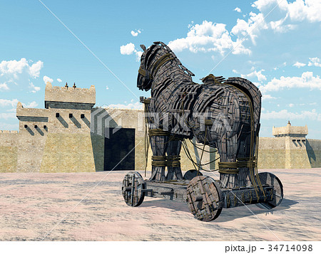 Trojan Horse at Troy Trojan Horse at Troy 34714098