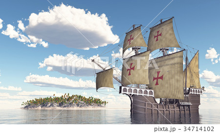 Portuguese caravel of the fifteenth century Portuguese caravel of the fifteenth century 34714102