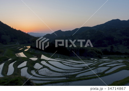 棚田の風景 34714867